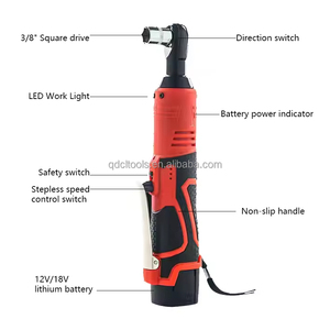 Premium Lithium Battery <strong>Ratchet</strong> <strong>Wrench</strong> 3/8 Right Angle Portable Professional Electric <strong>Wrench</strong> for Car Repair - Product Image 6