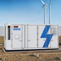 Système de Stockage d'Énergie par Batterie (SSÉB) 1MW 2MWh en Conteneur 20ft 40ft LiFePO4 Lithium-Ion BESS pour Réseau Solaire, Personnalisation ODM, Refroidissement Liquide