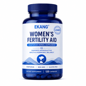 Private Label Women's Fertility Aid Vegetarian Herbal <b>Supplement</b> 120 Capsules Supports Reproductive Health & Hormonal Balance - Product Image 1