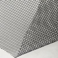 Tissu en maille hexagonale 100% polyester enduit de PE 40-42g/m2 pour rideaux, ameublement et textile de maison