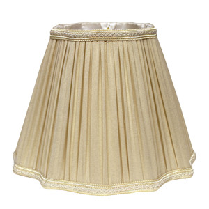 Paralume in Shantung quadrato elegante con inclinazione di perle da 16 \ "di coperture e sfumature di lampade eleganti HMS - Product Image 1