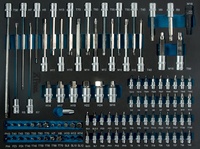 Kit d'outils de réparation et d'entretien automobiles Jeu de douilles en fer Ensembles de véhicules Options OEM personnalisables pour l'utilisation de l'armoire à outils