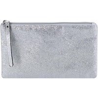 Logo personnalisé Petit Glitter Bling Bling Coin Change Purse Shiny PU Zipper Pouch Storage Bag Travel Makeup Cosmetic Bag