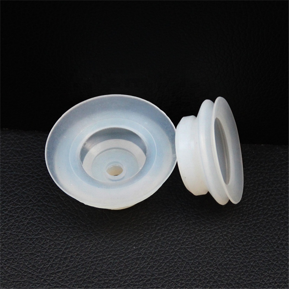 <strong>2026</strong> AiSilicone Factory Custom Powerful Industrial Pump CNC Red Silicone Suction Cup <strong>Vacuum</strong> Sucker