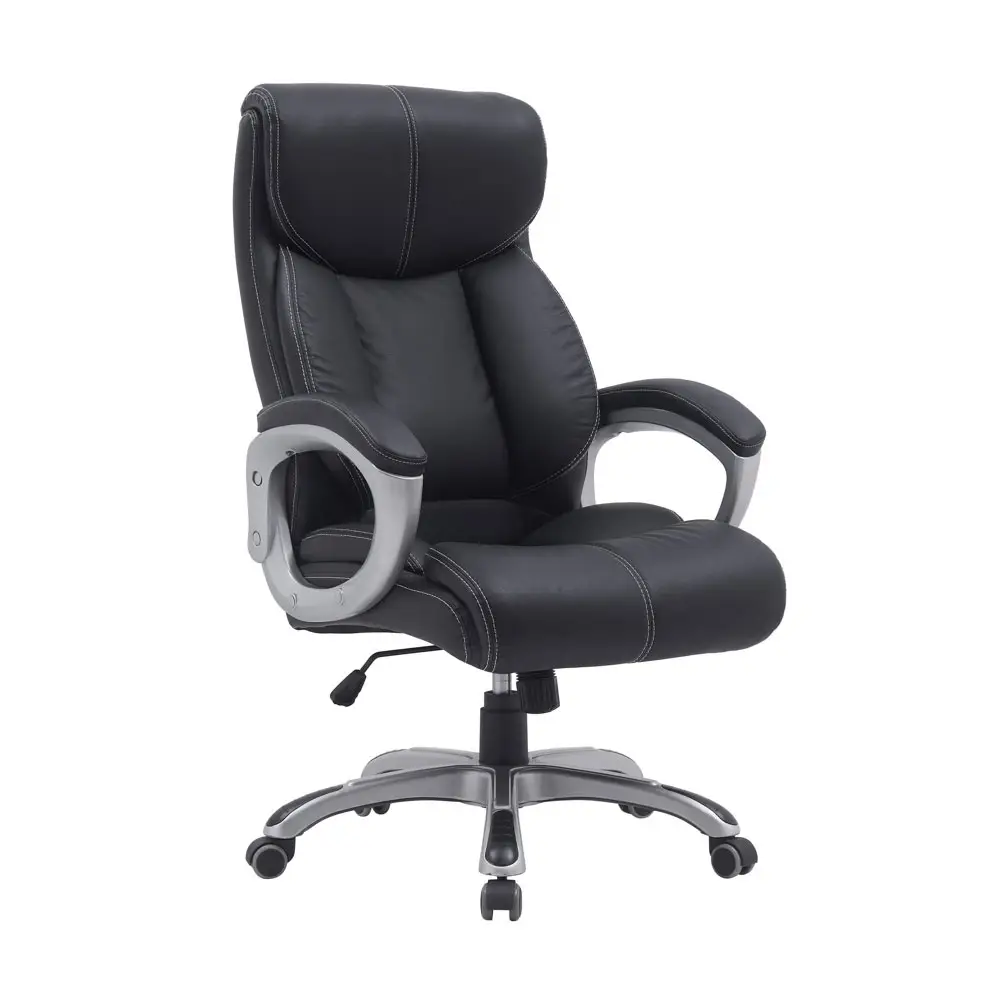 Cadeira de escritório giratória luxuosa ergonômica para longas horas de trabalho Cadeiras de escritório executivo com rodas por atacado
