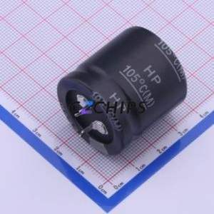 HP2272GMS302RB Snap-in Aluminum Electrolytic Capacitor Through hole Component (THT),D30xL30mm 220uF 20% 400V 10mm - Product Image 2
