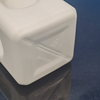 En stock – Bidon vide en plastique HDPE de 500 ml, 1 L, 1,5 L, 2 L pour poudre, dissolvant chimique, emballage, purificateur d'eaux usées, conteneur vide