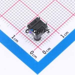 K2-6639DP-L4SW-04 Tactile Switch Through hole-4P,6x6mm Switch Single Pole Single Throw Round Button 2.5N Through Hole - Product Image 2