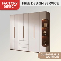 Armoire de chambre autoportante en bois, design gratuit, écologique, durable, grande capacité, moderne et simple pour la maison, le bureau, l'hôtel, la villa