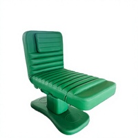 Table de massage électrique réglable pour soins du visage et cils, moderne, 3 moteurs, chaise esthétique incurvée, design pliable, portable pour salle de sport