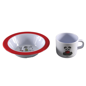 Assiette à dîner pour enfants assiette d'alimentation de sécurité pour bébé <span class=keywords><strong>vaisselle</strong></span> incassable en mélamine <span class=keywords><strong>vaisselle</strong></span> pour enfants - Product Image 4