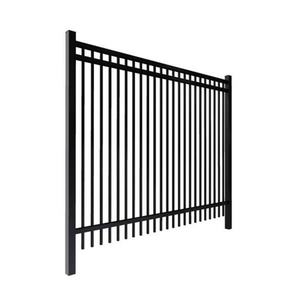 Panel de Cerca de Acero Resistente con Recubrimiento de Polvo Negro, Cerca de Acero Soldada, Hermosa Cerca Decorativa de Tubo Cuadrado - Product Image 3