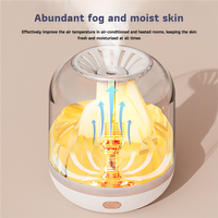 Humidificateur d'air d'éclairage rechargeable par USB Humidificateur intelligent volcanique populaire pour le réapprovisionnement en eau à usage commercial de bureau à domicile