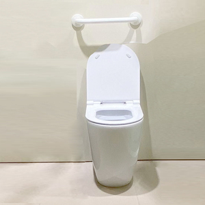 WC à <span class=keywords><strong>réservoir</strong></span> encastré accessible, WC <span class=keywords><strong>d</strong></span>'hôpital, WC pour personnes handicapées et confortable, WC haute, WC ADA, WC siphonique en céramique vitreuse pour handicapés - Product Image 2