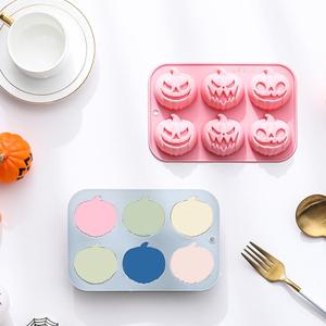 Các loại khác nhau của bí ngô Halloween bánh khuôn làm bằng tay xà phòng sô cô la Silicone khuôn - Product Image 4