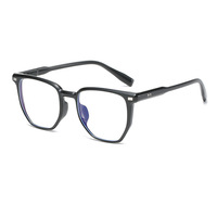 Lunettes anti-lumière bleue tendance 2026, grandes montures carrées, transparentes, en métal, pour femmes et hommes, protection oculaire pour ordinateur