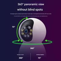 Meilleure Vente : Caméra Intelligente de Suivi Humain 1 Million de Pixels, Vue Panoramique à 360°, Vision Nocturne Couleur
