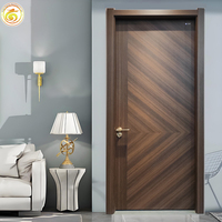 Porte intérieure en bois au design moderne, excellente qualité, coupe-vent, structure stable, finition mélamine, peinture gratuite