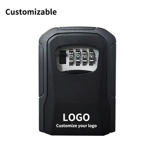 תיבת נעילת סיסמה מארז אבטחה קטן נייד ועמיד בפני גשם, כספת אבטחה עם סיסמה בת ארבע ספרות, סגסוגת אלומיניום יציבה נגד גניבה - Product Image 4