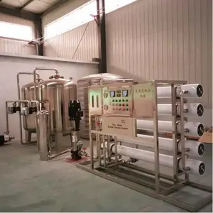 Mesin pemurni air desalinasi 1000lts per jam 6000 L/H, sistem RO air minum 10.000 L hari BW air 23.5m 5mcub per jam