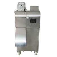 Commerciële fruit- en groentesnijmachine voor tomaten, wortelen, aardappelen, uien, komkommers, mango's, aardbeien, ananas; blokjes snijder voor salades