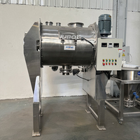 Mélangeur à lames horizontales en acier inoxydable à double lame pour poudre de revêtement
