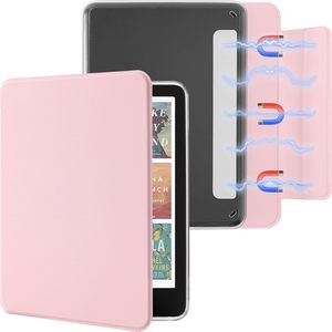 Estilo de <span class=keywords><strong>libro</strong></span> Clear Hard Back Shell Magnetic Desmontable Smart Cover Case para <span class=keywords><strong>Kindle</strong></span> Paperwhite 12th Generation 7 pulgadas - Product Image 1