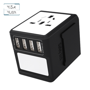 3 USB <span class=keywords><strong>Quick</strong></span> Type C Adaptador 30 W PD Viaje Hembra Adaptador de Enchufe Eléctrico 100-240V Adaptador Universal - Product Image 1