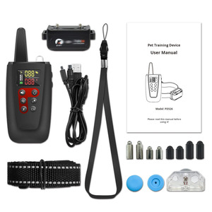 आउटडोर वाटरप्रूफ इलेक्ट्रिक डॉग प्रशिक्षण कॉलर एंटी-बार्किंग रिमोट कंट्रोल और रंग स्क्रीन के साथ - Product Image 4