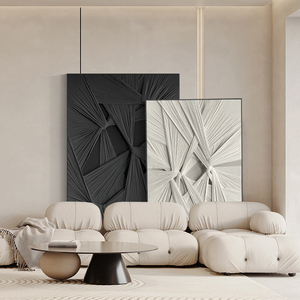 Moderne Minimaliste Salon Maison <span class=keywords><strong>Peinture</strong></span> Décorative Abstrait 3D <span class=keywords><strong>Tissu</strong></span> Art Canapé Fond <span class=keywords><strong>Peinture</strong></span> À La Main Haut De Gamme Mur Art - Product Image 4