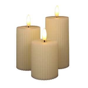 Bougie pilier à flamme <span class=keywords><strong>LED</strong></span> activée par la lumière, bougies <span class=keywords><strong>LED</strong></span> blanches pour salon, chambre à coucher, intérieur et extérieur - Product Image 6