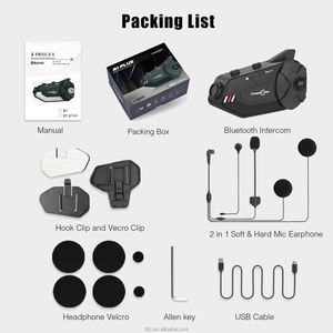 FreedConn R1 PRO Factory Direct WIFI 6 Riders 256G TF Card 2K Caméra avec interphone Bluetooth pour casque de moto - Product Image 3