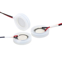 Sensor ultrasónico personalizado, elemento piezoeléctrico de cerámica, transductor de atomización piezoeléctrico de cerámica eléctrica de 1,7 Mhz