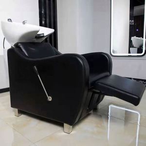 Sillón Lavacabezas Negro para Salón y Lavabo Negro - Compra Clásico Sillón Lavacabezas para Salón de Peluquería Liquidación 2022 - Product Image 4