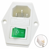 Para aparatos médicos, compre Panel verde Led Night Light AC Power Fusible Switch Socket en Alibaba