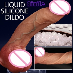 Dildo réaliste en silicone souple à double couche avec ventouse puissante <span class=keywords><strong>pour</strong></span> femmes et hommes, <span class=keywords><strong>pour</strong></span> stimulation anale et du point G, jouets sexuels <span class=keywords><strong>pour</strong></span> adultes - Product Image 3