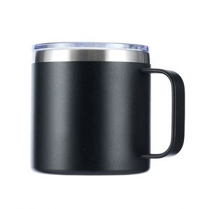 Generic 14oz Creative Stainless Steel Mug with Handle Minimalist Insulated Cup Portable for Home Office Men Women - Product Image 4