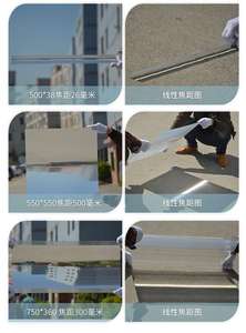 프로젝터 평면 확대경용 직사각형 라이너 프레넬 렌즈 PMMA 550mmx550mm - Product Image 5