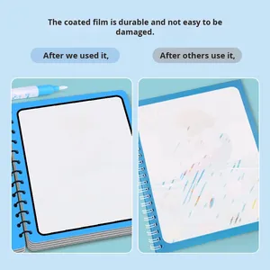 Gran oferta, libro mágico colorido para pintar con agua, libro para colorear reutilizable, libro de dibujo mágico con bolígrafo para niños - Product Image 5