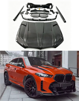 Kit de Carrocería de Fibra de Carbono Estilo LD para BMW X6 G06 LCI, Alerón Delantero, Faldones Laterales, Difusor Trasero, Directo de Fábrica