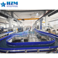 Ligne de production automatique de remplissage d'eau en bouteille, machine de remplissage d'eau minérale en bouteille PET, machine de remplissage d'eau automatique