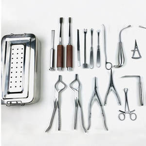 Kit de Instrumentos Ortopédicos Manuales de Acero Inoxidable: Pinzas, Retractores, Tijeras, Abrazaderas, Bandeja de Esterilización y Herramientas Quirúrgicas - Product Image 3