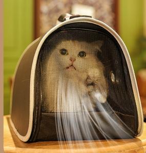 Factory Direct Portable Cages Outdoor <b>Backpack</b> Cartoon <b>Cat</b> Dog Bag Capsule Cages for Pets Foldable Bag - Product Image 4