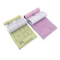 Carnet de factures à 5 ou 7 chiffres, carnet de reçus autocopiants, impression sur mesure, 50 feuilles, impression offset, plastification