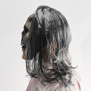 Nueva máscara <span class=keywords><strong>de</strong></span> zombi con <span class=keywords><strong>peluca</strong></span> Walking Death Cosplay <span class=keywords><strong>disfraz</strong></span> Props Horror Masque <span class=keywords><strong>disfraz</strong></span> máscara <span class=keywords><strong>de</strong></span> Halloween - Product Image 5