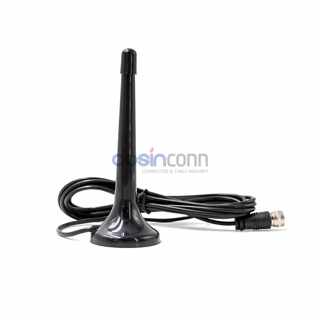 4K Magnetic Indoor Free Channel Uhf Vhf Digital HD TV Antenna With Base Coaxial Cable-
