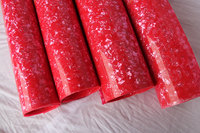 Feuilles de Celluloïd Rouge Perlé (0,17 mm-1,5 mm) - Nacre pour Instruments, Revêtements de Tambours et Placages