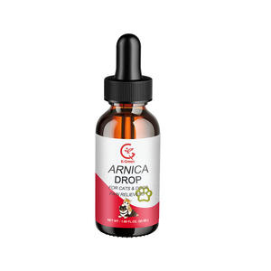 Pet Pain Relief Drops Arnica Medicamentos naturais Ajuda a reduzir a articulação muscular Quadril Dor Dor Rigidez Lesões em animais de estimação - Product Image 1
