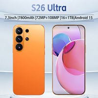Smartphone S26 ultra 5g, double SIM, multilingue, édition mondiale, téléphone 7,3 pouces, 16 Go + 1 To