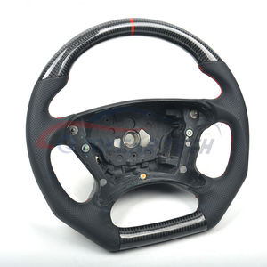 <span class=keywords><strong>Volant</strong></span> en cuir et fibre de carbone avec LED RPM pour Mercedes Benz <span class=keywords><strong>CLS</strong></span> 500 W462 G500 G350 G63 G55 W212 CL55 <span class=keywords><strong>W219</strong></span> CLS55 - Product Image 4